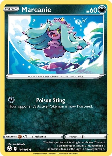 Mareanie - 114/195 - Common Reverse Holo