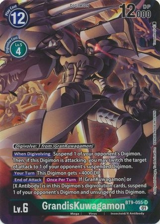 GrandisKuwagamon (Alternate Art) - BT9-055 SR - Super Rare