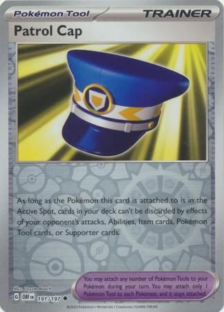 Patrol Cap - 191/197 - Uncommon Reverse Holo