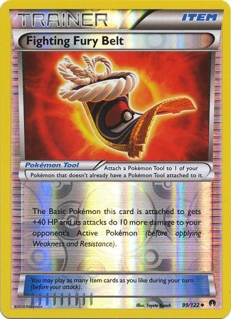 Fighting Fury Belt - 99/122 - Uncommon Reverse Holo