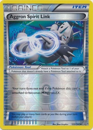 Aggron Spirit Link - 123/160 - Uncommon - Reverse Holo