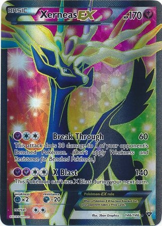 Xerneas EX - 146/146 - Full Art Ultra Rare