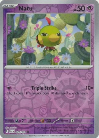 Natu - 025/091 - Common Reverse Holo