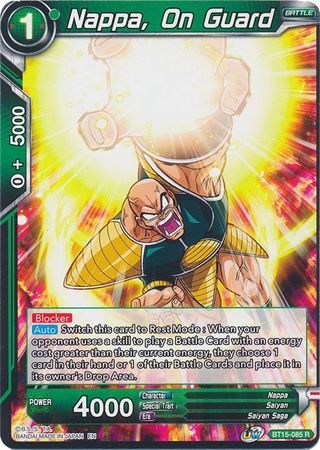 Nappa, on Guard - BT15-085 - Rare