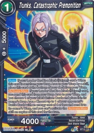 Trunks, Catastrophic Premonition - BT12-135 - Common