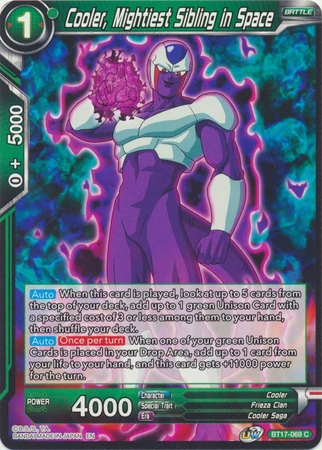 Cooler, Mightiest Sibling in Space - BT17-069 - Common