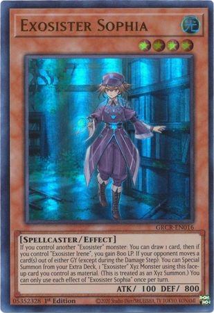 Exosister Sophia - GRCR-EN016 - Ultra Rare 1st Edition