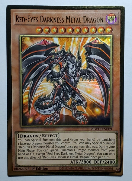 Red-Eyes Darkness Metal Dragon HAC1-EN017 Duel Terminal Common Parallel 1st Edition