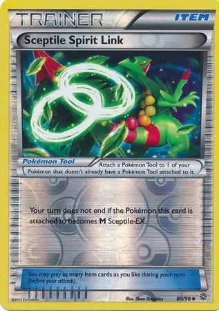 Sceptile Spirit Link - 80/98 - Uncommon Reverse Holo