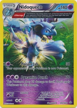 Nidoqueen - 69/160 - Rare - Reverse Holo
