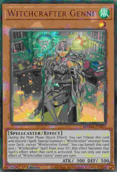 Witchcrafter Genni - MAMA-EN023 - Ultra Rare 1st Edition