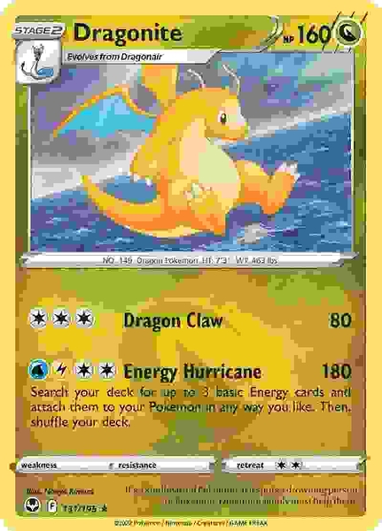 Dragonite - 131/195 - Holo Rare