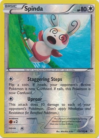 Spinda - 115/160 - Common - Reverse Holo