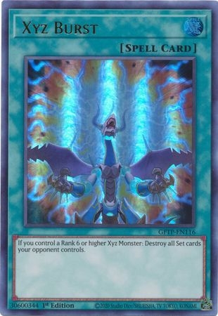 Xyz Burst - GFTP-EN116 - Ultra Rare 1st Edition