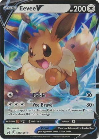 Eevee V - 108/159 - Ultra Rare