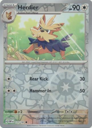 Herdier - 171/197 - Common Reverse Holo