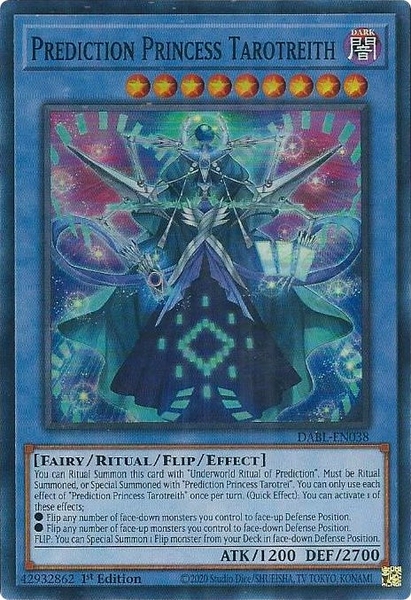 Prediction Princess Tarotreith - DABL-EN038 - Super Rare 1st Edition