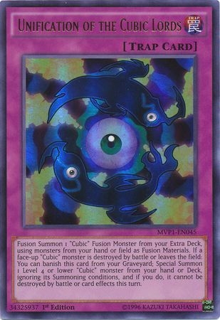 Unification of the Cubic Lords - MVP1-EN045 - Ultra Rare 1st Edition