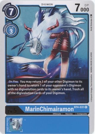 MarinChimairamon - BT4-031 - Rare