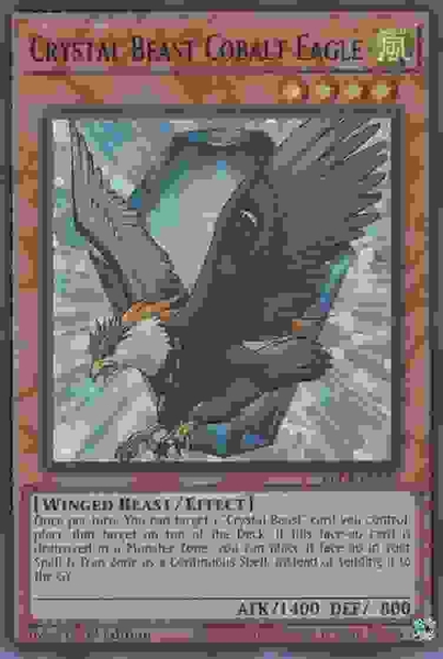 Crystal Beast Cobalt Eagle - BLCR-EN052 - Ultra Rare 1st Edition