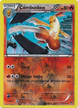 Combusken - 13/111 - Uncommon Reverse Holo