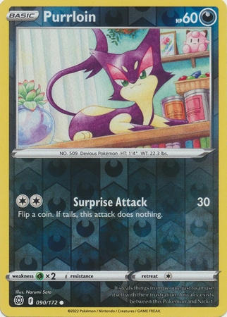 Purrloin - 90/172 - Common Reverse Holo
