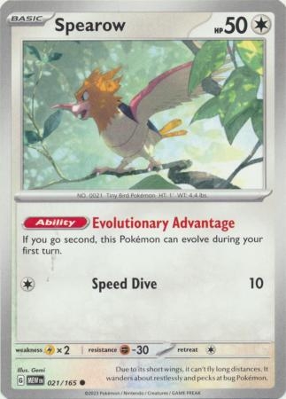 Spearow - 021/165 - Common