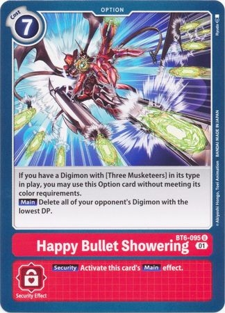 Happy Bullet Showering - BT6-095 - Uncommon