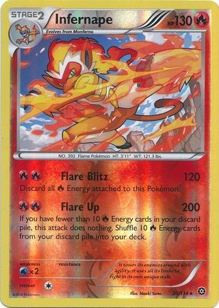 Infernape - 20/114 - Holo Rare Reverse Holo