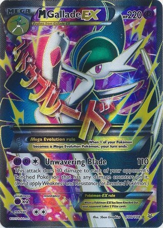 M Gallade EX - 100/108 - Full Art Ultra Rare