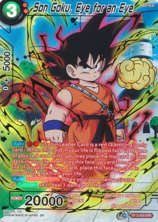 Son Goku, Eye for an Eye - BT12-005_SPR - Special Rare[SPR]