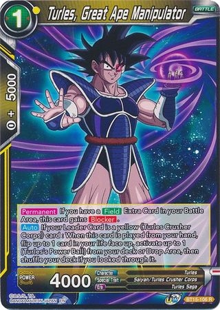 Turles, Great Ape Manipulator - BT15-106 - Rare