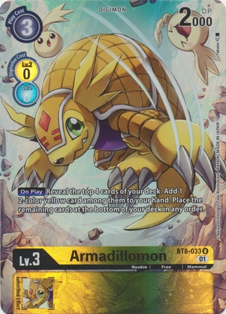 Armadillomon (Alternate Art) - BT8-033 U - Uncommon