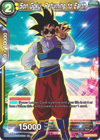 Son Goku, Returning to Earth - BT17-094 - Uncommon Foil