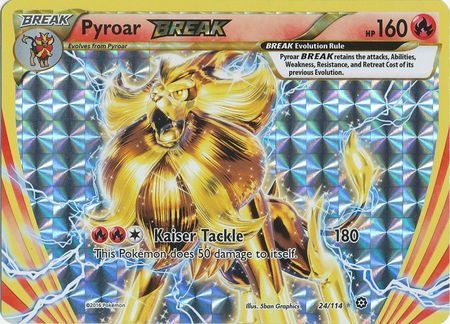 Pyroar Break - 24/114 - Break Rare