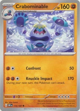 Crabominable - 115/197 - Uncommon