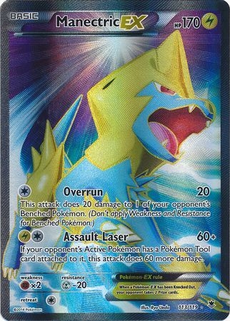 Manectric EX - 113/119 - Full Art Ultra Rare