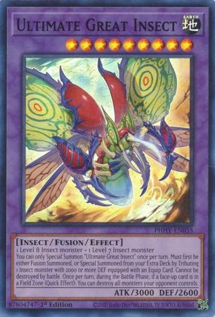 Ultimate Great Insect - PHHY-EN035 - Super Rare 1st Edition