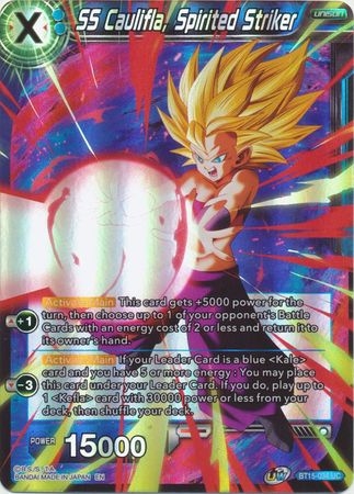 SS Caulifla, Spirited Striker - BT15-034 - Uncommon Foil