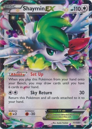 Shaymin EX - 77/108 - Ultra Rare