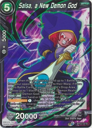 Salsa, a New Demon God - BT12-147 - Rare Foil