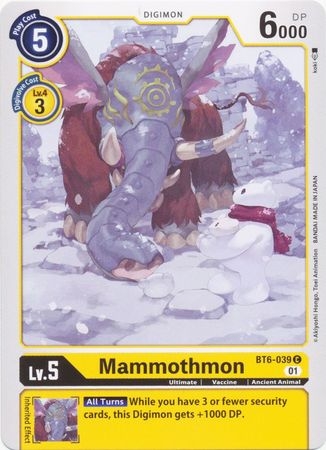 Mammothmon - BT6-039 - Common