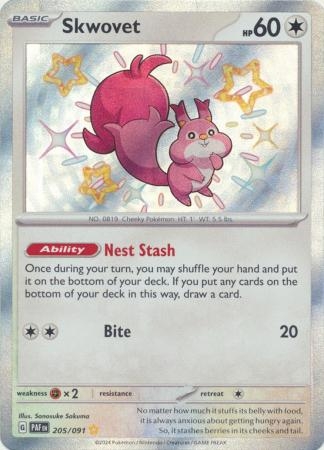 Skwovet - 205/091 - Shiny Rare