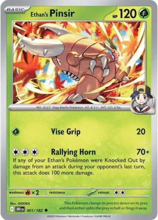 Ethan's Pinsir - 001/182 - Uncommon