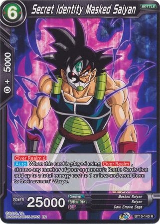 Secret Identity Masked Saiyan - BT10-140 - Rare