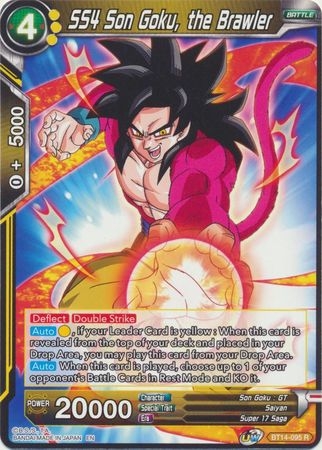 SS4 Son Goku, the Brawler - BT14-095 - Rare