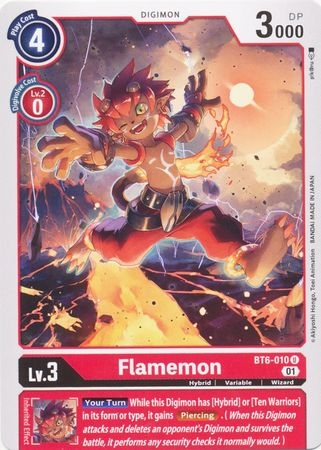 Flamemon - BT6-010 - Uncommon