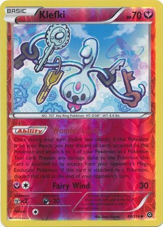 Klefki - 80/114 - Uncommon Reverse Holo