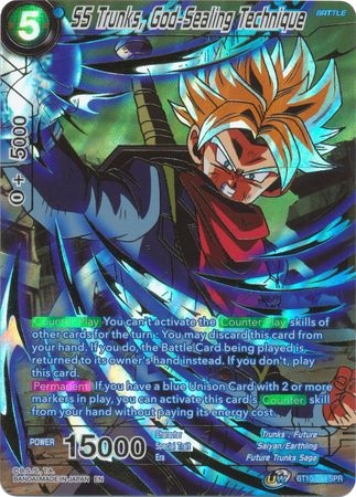 SS Trunks, God-Sealing Technique - BT10-044 - Special Rare