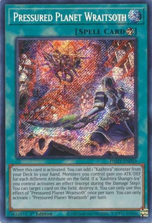 Pressured Planet Wraitsoth - PHHY-EN059 - Secret Rare 1st Edition